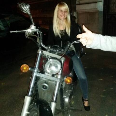 street girl bad bike